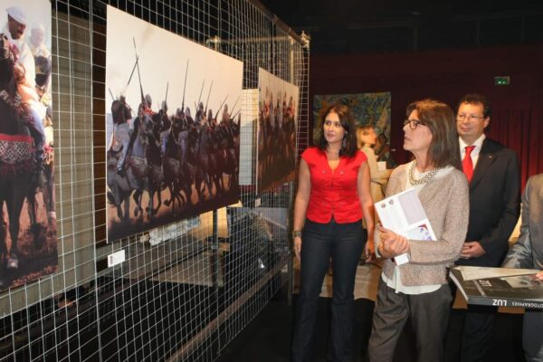 Une des dernière exposition de Luz en présence de Caroline de Monaco