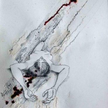 Baigneuse n°2 Aquarelle | Nu Contemporain