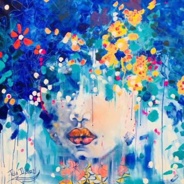 Julie Dalloz | Portrait peinture colorée