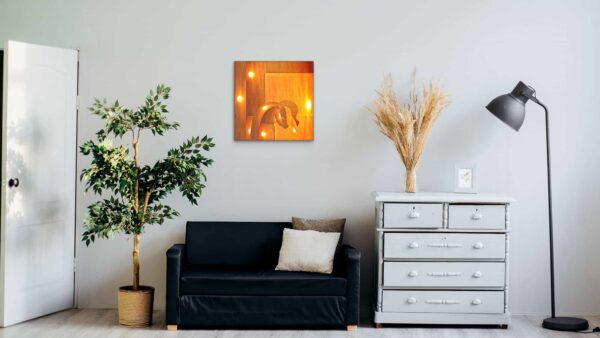 Peinture digitale très lumineuse. Nuances orangées par Paradox'Art
