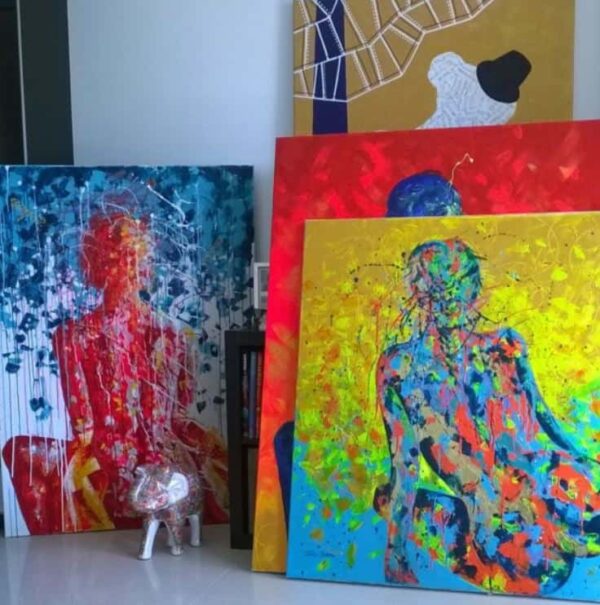 Peintures par Julie Dalloz